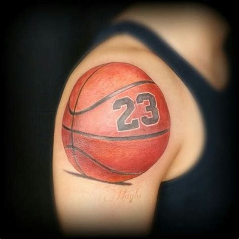 110 increíbles diseños de tatuajes de baloncesto y su。